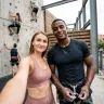 Climbing couple